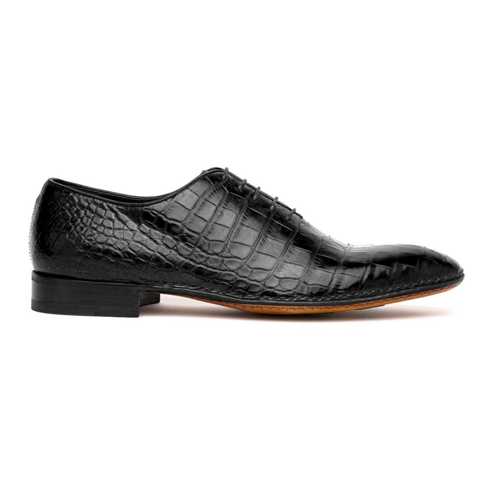 Caporicci Black 2543 Real Alligator shoes
